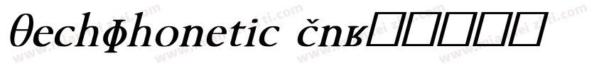 TechPhonetic Cn字体转换